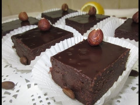 Брауни с маскарпоне и ганашем