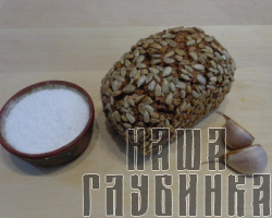 100% ржаной хлеб в семечках подсолнечника